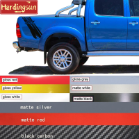 Hardingsun สติกเกอร์4x 4รถออฟโรดกล่องรถกระบะรูปลอกรถเตียงสำหรับ Toyota Hilux Revo และ Vigo 2012 2013 2014 2015 2016 2017 2019 2018