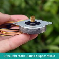 【YF】☍  MOATECH Ultra-thin 35MM Round Stepper Motor 2-Phase 4-Wire Stepping 3.75