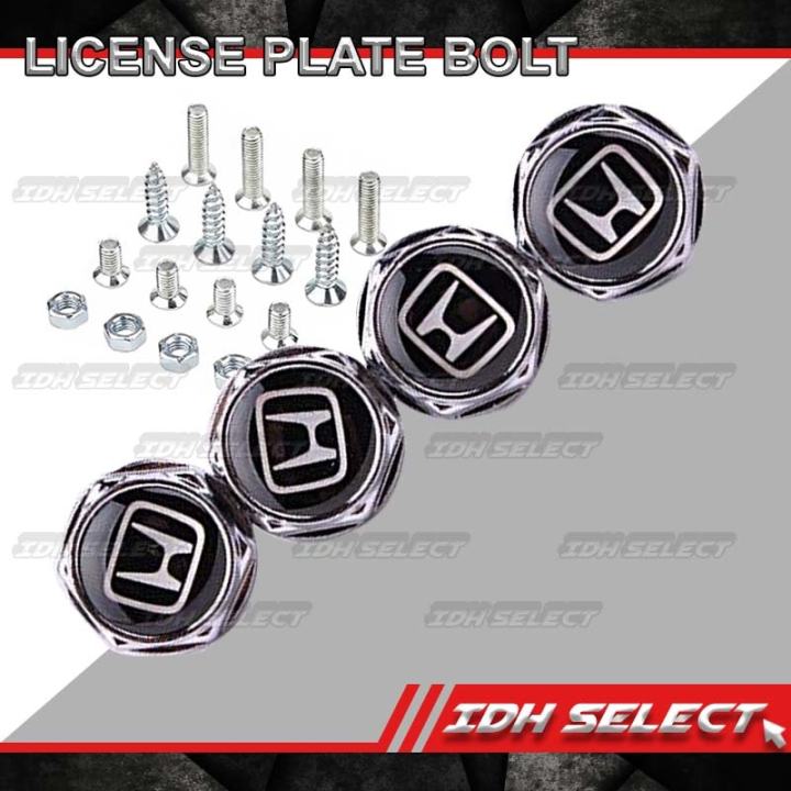 4Pcs/Set Car License Plate Frame Screws for Honda ( LPB-Hon-1