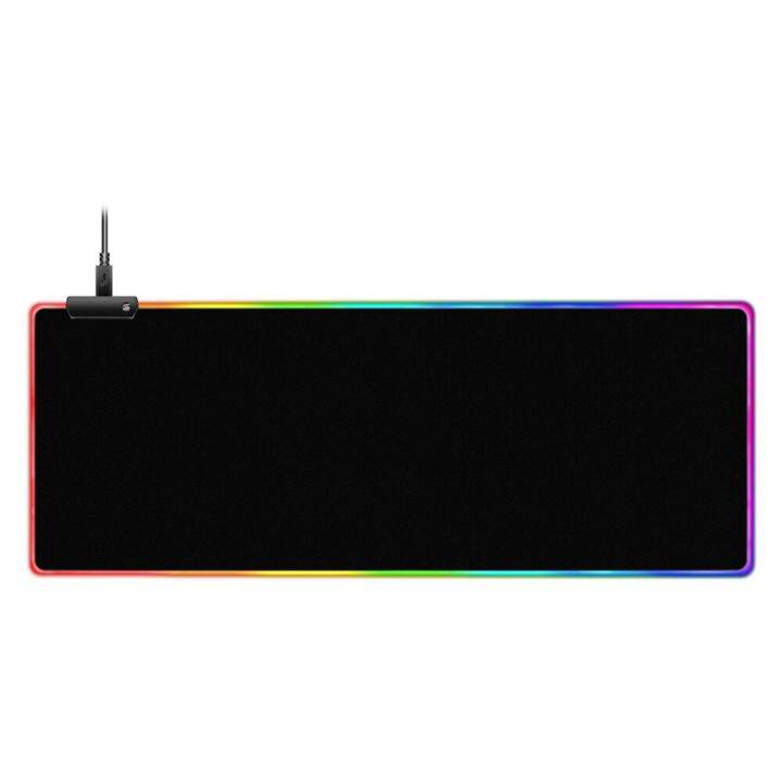 80X30cm RGB Glow Gaming Mouse Pad คอมพิวเตอร์ Gamer คีย์บอร์ดแผ่นรอง