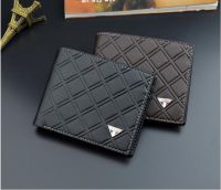 「Layor wallet」กระเป๋าสตางค์สำหรับผู้ชาย,กระเป๋าใส่บัตรหลายใบแฟชั่นวัยเยาว์ลวดลายขนมเปียกปูนกระเป๋าสตางค์ผู้นำกระเป๋าสตางค์ Dompet Lembut กระเป๋าสตางค์จุมาก