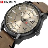 {zhiyun Watchshop} CURREN 8306หรูหราที่ไม่ซ้ำกันหนังนาฬิกาผู้ชาย39; S แฟชั่นที่มีคุณภาพสูงควอตซ์ผู้ชายนาฬิกากันน้ำกีฬาชายนาฬิกา Часы