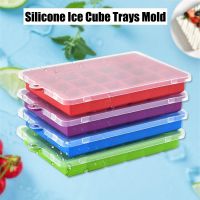 【cw】 Silicone Tray with Lid Mold Bar Drink Whiskey Cocktail Chocolate Maker 【hot】