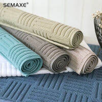 SEMAXE Carpet Shower High Quality Bathroom Floor Mats Non-slip Mats Cotton Carpet Bathroom Kitchen 50x80cm White Rug