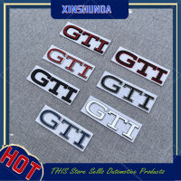 XSD 1 X Logo Huruf GTI รถหลังตกแต่งท้ายรถโลหะแบบใหม่สติกเกอร์รูปลอกตรารถยนต์สำหรับโฟล์คสวาเกนกอล์ฟโปโล GTI