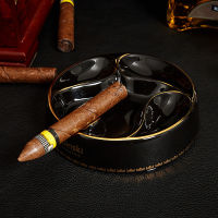 Ashtray Round Multi-Function Large Capacity Ceramic Ashtray Holder