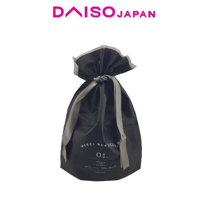 Daiso NonWoven Drawstring Bag Lazada PH