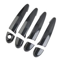 1 Set Car Carbon Fiber Door Handle Covers Trims For BMW E87 E90 E91 E92 E93 F30 X1 X2 X3 X4 X6 Exterior Essories