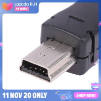 ?newdv2 ขั้วต่อ mini USB 10ชิ้นขั้วต่อปลั๊กตัวผู้พอร์ต5พินพร้อมฝาพลาสติกสำหรับอะแดปเตอร์อุปกรณ์สายเคเบิลสำหรับ DIY