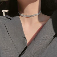 [COD] สร้อยคอเพชรแบบเรียบง่าย choker สร้อยคอสร้อยคอสร้อยคอแฟชั่นสไตล์ญี่ปุ่นและเกาหลีที่นิยมในโลกออนไลน์