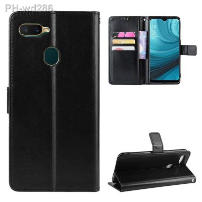 OPPO AX7 Case OPPO A7 Case Luxury Leather Flip Wallet Phone Case For OPPO A X7 CPH1903 CPH 1903 Case Stand Function Card Holder