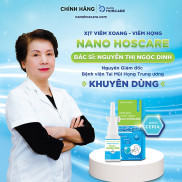 Xịt mũi xoang Nano HOSCARE 20ml - Giảm viêm xoang, nghẹt mũi, viêm mũi