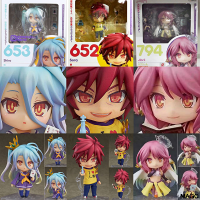 อะนิเมะ Nendoroid ไม่มีเกมไม่มีชีวิตรูปที่652 Sora 653 Shiro 794 Jibril รูปการกระทำของสะสมสำหรับเด็กวันเกิดของขวัญของเล่น