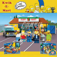 ชุดตัวต่อ T1016 ร้านสะดวกซื้อ Kwik E-mart สีสันสดใสของชาวซิมป์สัน Kwik E-mart จำนวน 2,218 ชิ้น