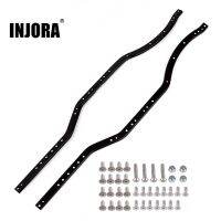 INJORA 2PCS Metal Black/Red Girder Side Frame Chassis for RC Crawler SCX10 SCX10 II 90046 90047