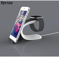 ✢ Syrinx 2 in 1 Multi Charging Dock Stand Docking Station Charger Holder for Apple Watch for iPhone Mobile Phone Tablet Support