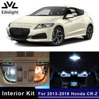 10Pcs Cool White LED Car Interior Light Kit For Honda CR-Z 2013-2016 Map Dome Trunk Door Plate Light Car Accessories