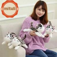 MITULI ของขวัญสำหรับเด็กผู้หญิง สำหรับเด็กๆ หมอนตุ๊กตาผ้า ตุ๊กตาแมวชีส ของเล่นยัดไส้ 20/30ซม. ค่ะ ของเล่นตุ๊กตาแมว Chi ตุ๊กตาสัตว์ตุ๊กตา ตุ๊กตาแมวยัดไส้ ของเล่นตุ๊กตาผ้า