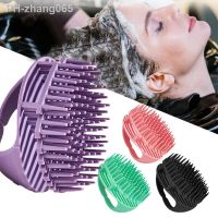 Hair Comb Shampoo Scrubber Washing Magic Demelant Brush Silicone Bristles Clean Hairbrush Scalp Massager Barber Hair Accessories