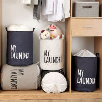 Household Laundry Basket Dirty Clothes Basket Cartoon Fabric Dirty Clothes Basket Large Waterproof Folding Laundry Basket