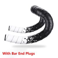 Bicycle Road Bike Handlebar Tape Handlebar Padded Outdoor Sports Bar End Plugs Eva Sponge Soft Leather Soft Padded Adhesives Tape