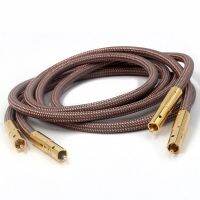 Accuphase hifi audio cable OFC signal line copper plated RCA terminal