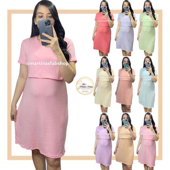 KYLIE PASTEL maternity nursing dress Nursing Dress pregnant dress