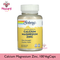 Solaray, Calcium Magnesium Zinc, 100 VegCaps