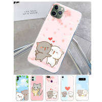 T-37 cat kawaii โปร่งใส อ่อนนุ่ม ซิลิโคน TPU เคสโทรศัพท์ หรับ iPhone 13 14 G9 Moto 12 G8 Play Mini SE Power Max Plus Pro