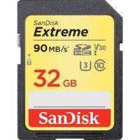 Sandisk Extreme การ์ด Sd 32Gb ความเร็วสูงถึง 90Mb/S