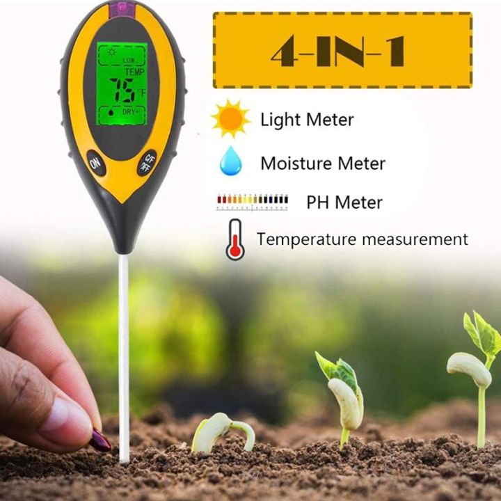 exclusive-เครื่องวัดค่า-ph-ของดิน4-in-1-ph-เครื่องวัดความเป็นกรดของความชื้นเครื่องวัดความชื้นเครื่องวัดความชื้นชุดทดสอบดินสำหรับดอกไม้