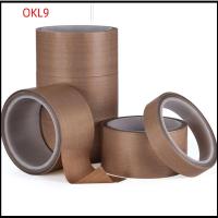 OKL9 10m/Roll ทนต่อการสึกหรอ ฉนวน เครื่องดูดสูญญากาศ ทนต่ออุณหภูมิสูง เทป PTFE ผ้าเทปผ้า เครื่องปิดผนึกกาว