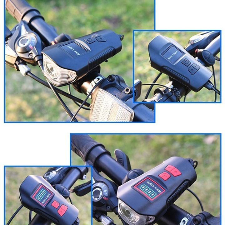 gude001-usb-โคมไฟจักรยานไฟฉายมาตรวัดความเร็วจักรยาน-led-frontcycling-ไฟหน้า