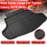 เสื่อบรรทุกสินค้าด้านหลัง Trunk Cargo Boot Liner ถาดแผ่นพื้นพรมอุปกรณ์รถยนต์สำหรับ Toyota Camry XV70 2018-2019แผ่นพื้น