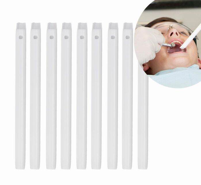 100 Pcs/Pack Disposable Dental Spit Suction Tube Strong Absorption