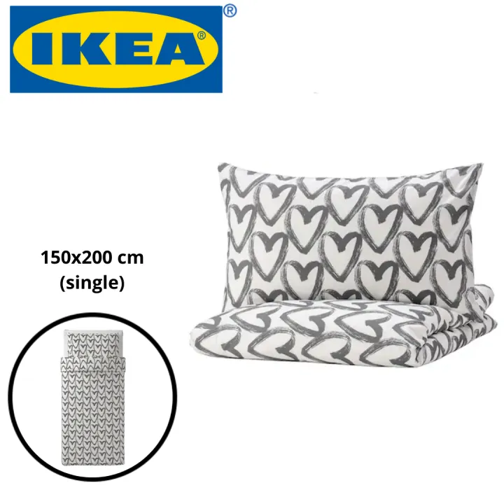 Ikea Lyktfibbla Quilt Cover And 2, Ikea King Bed Quilt Cover