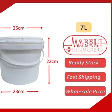 10L Food grade thicken Plastic Bucket for paint oil with Lid and handle  Household storage container