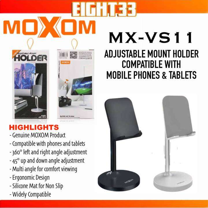 MOXOM MXVS11 Adjustable Mount Holder Desktop Stand Mobile Phones and
