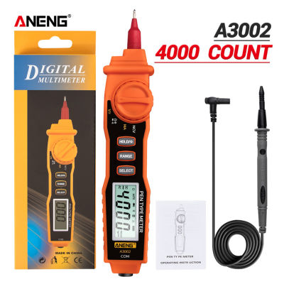 [ส่งจากไทย] ♬ ANENG A3002 มัลติมิเตอร์แบบดิจิตอลแบบไม่สัมผัส เครื่องทดสอบไฟฟ้ามือถือ ACV / DCV