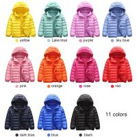 Girls Clothes Ultra Light Children Down Cotton Jacket Warm Boys Hooded Parkas Autumn Winter Teenagers Coat Toddler Outerwear