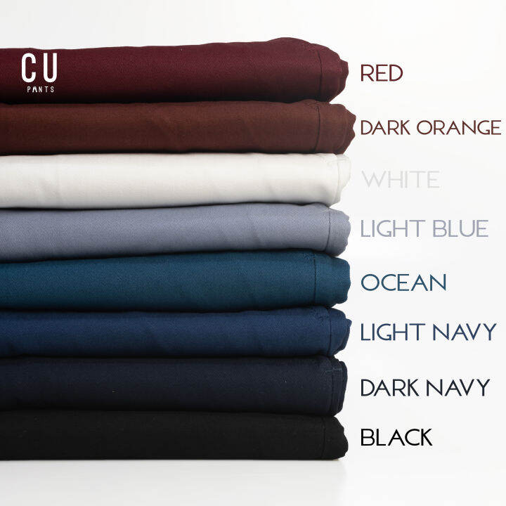 กางเกงขายาว-ชิโน-ทรงกระบอกเล็ก-chino-pants-16-colors-cu-pants