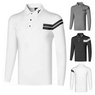 Golf clothing mens long-sleeved breathable perspiration quick-drying golf jersey T-shirt outdoor sports polo shirt PING1 Master Bunny Scotty Cameron1 FootJoy TaylorMade1 DESCENNTE Le Coq Malbonஐ