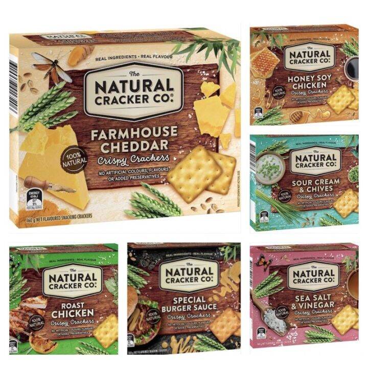 The Natural Cracker Co. Roast Chicken / Honey Soy Chicken / Sour Cream