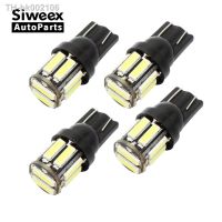 【LZ】✼¤♕  4Pcs W5W 10-7020 SMD Car T10 LED 194 168 Wedge Replacement Reverse Instrument Panel Lamp White Blue Bulbs For Clearance Lights