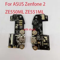 สายตัวเชื่อมต่อแบบแท่นยืดหยุ่นเครื่องชาร์จ USB ใหม่ ASUS Zenfone 2 ZE550ML ZE551ML ซ่อมแซมชิ้นส่วนสำหรับ