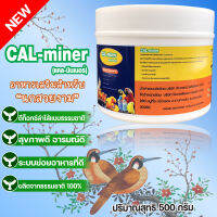 อาหารเสริมนกสวยงาม500กรัมCAL MINERอุดมไปด้วยแคลเซียมนานาชนิดแร่ธาตุจากธรรมชาติ100%ช่วยดีท็อกซ์ลำไส้สุขภาพดีอารมณ์ดีกินเก่งโตไวเนื้อแน่น