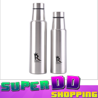 Rhea stainless steel ขวดน้ำสแตนเลสเก็บอุหภูมิ อ้วน strawberry ขวดน้ำสแตนเลส เก็บอุหภูมิ ความร้อน/ความเย็น 4-8 ชม.ฝาปิดแบบเกลียวทรงขวดน้ำ กันน้ำไหลซึม