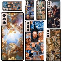 ☞❐ Renaissance Famous painting Collage Case For Samsung Galaxy S22 Ultra S20 S21 FE S8 S9 S10 Note 10 Plus Note 20 Ultra Cover