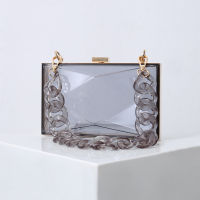 Acrylic Bag Transparent Bag Luxury Designer Handbag Jelly Clutch Purse Candy Color Crossbody Bags Evening Bag Party Clutch