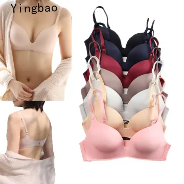INTIMA Baby Bra for Teens 12 To 15 Years Old Teenage Wireless Underwear  Solid Thin Cotton Young Girl Lingerie Sports Student Bralette